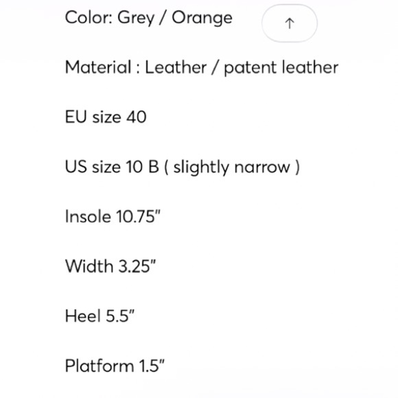 BCBG Grey Python Leather Orange platform Heels Pumps  Sz 9 - Picture 4 of 4